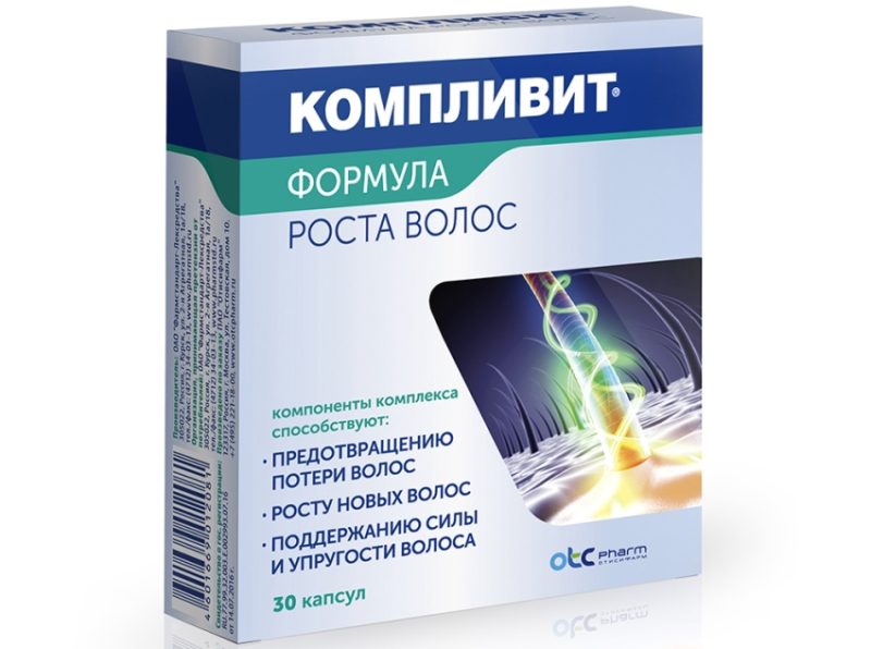 Complivit Hair Growth Formula cápsulas 30 cápsulas. foto