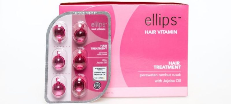 Vitaminas capilares naturales Elips Hair Vitamin Tratamiento capilar para el tratamiento del cabello gravemente dañado photo