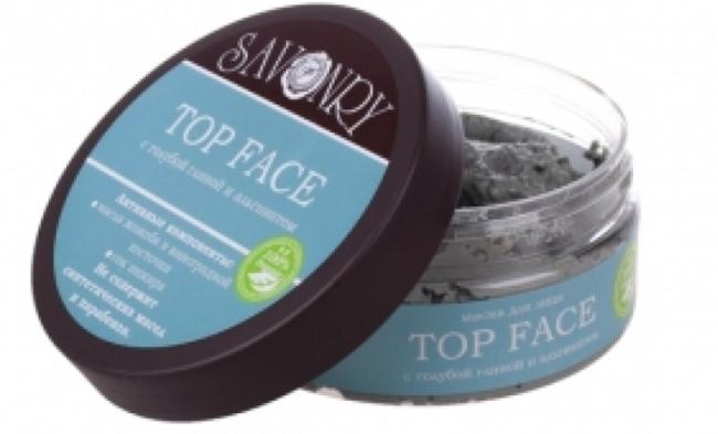 Savonry Top Face със синя глина и алгинат