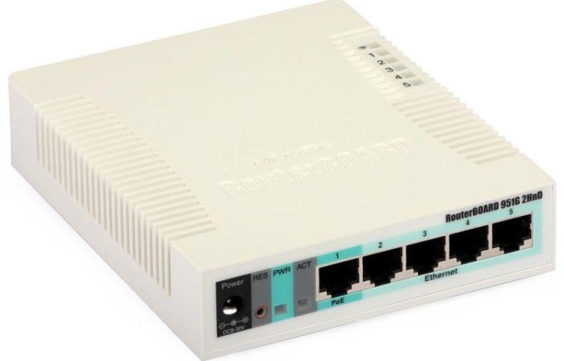 Foto do MiKroTik RB951G-2HnD