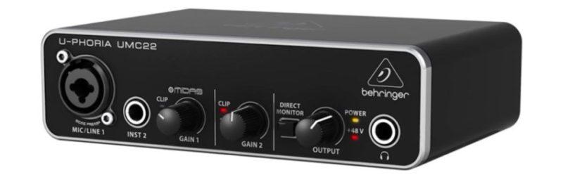 BEHRINGER UMC22 zdjęcie
