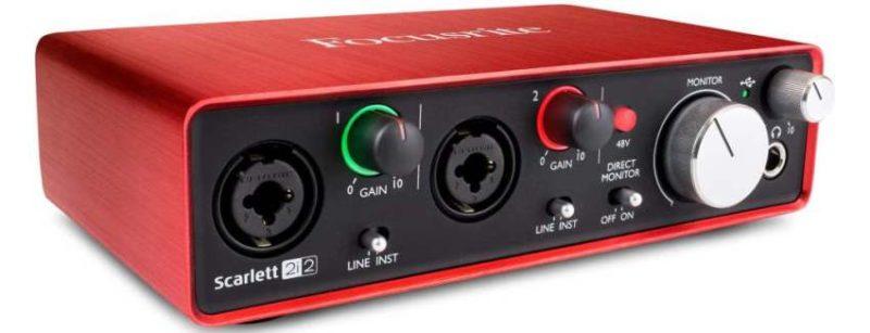 Focusrite Scarlett 2i2 2. generacji zdjęcie