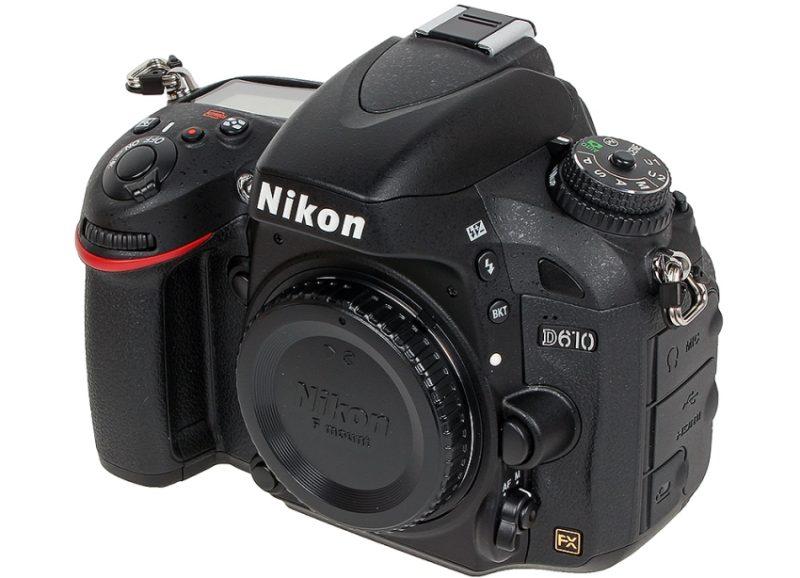 Снимка на тялото на Nikon D610