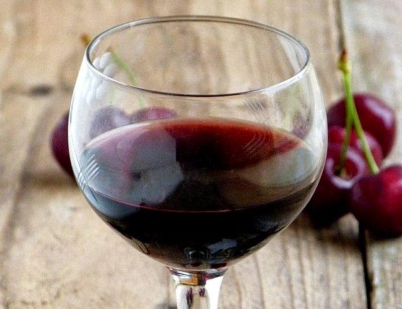 Foto de vino de cereza