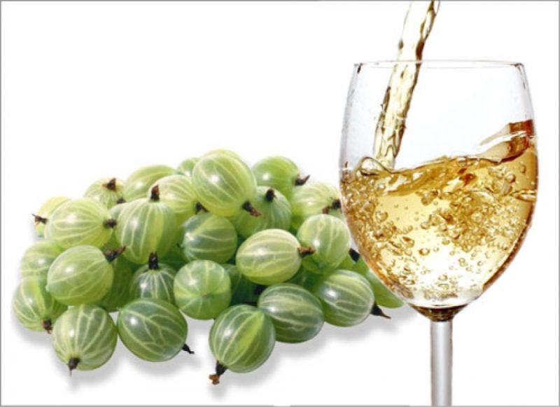 Foto de vino de grosella espinosa